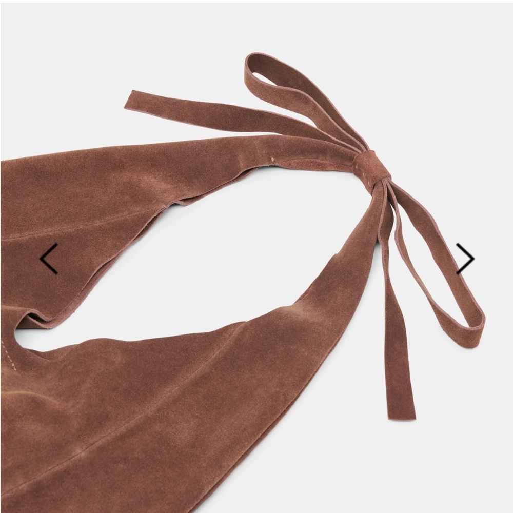 Dolce Vita Marie Chocolate Suede Tote - Picture 3 of 9